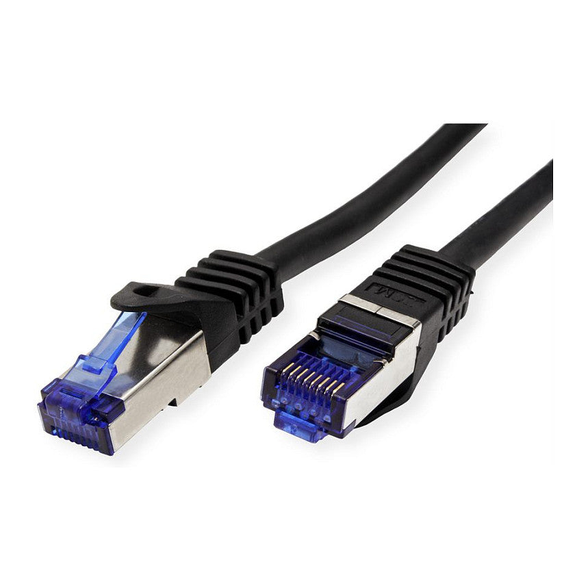 VALUE Outdoor Patchkabel Cat.6A (Class EA) S/FTP (PiMF), Massivdraht, LSOH, schwarz, 30 m