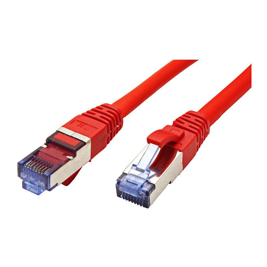 VALUE Patchkabel Cat.6A (Class EA) S/FTP (PiMF), LSOH, rot, 0,3 m