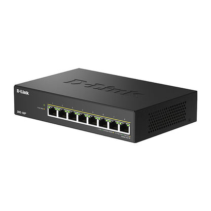 D-Link DMS-108P/E 8-Port Multi-Gigabit Unmanaged PoE Switch