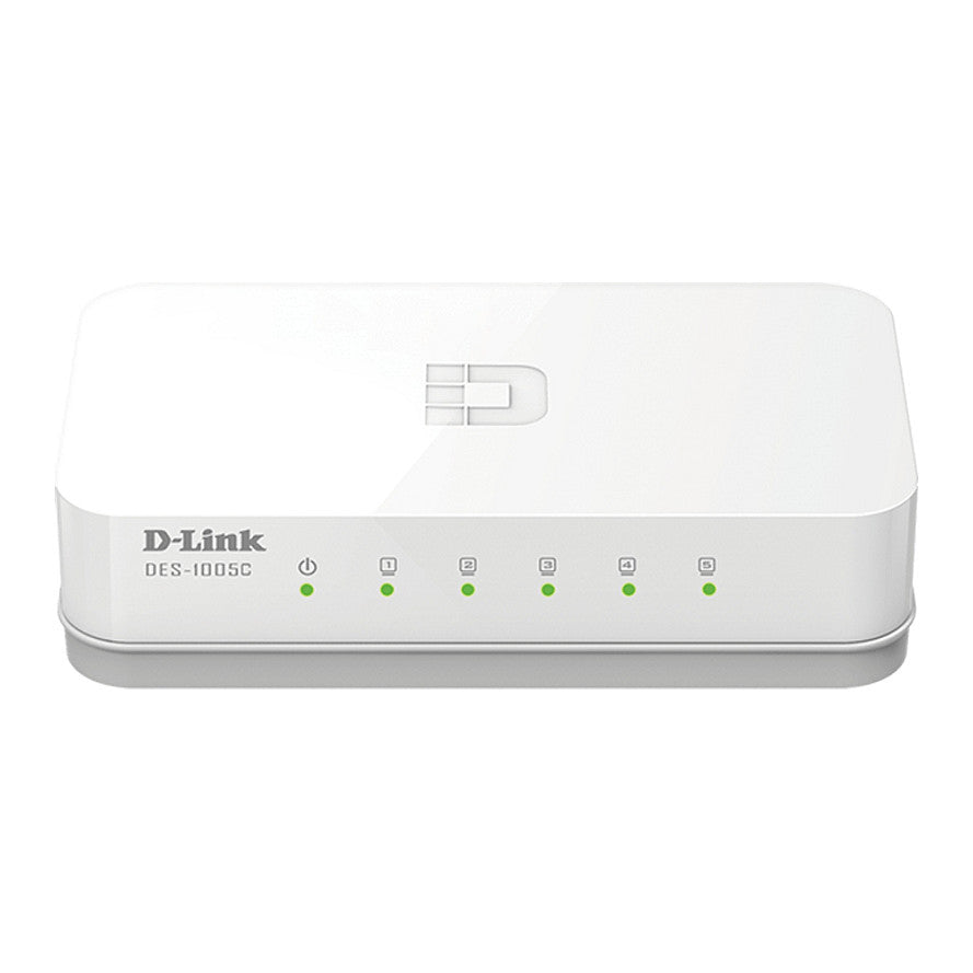 D-Link DES-1005C/E 5-Port Fast Ethernet Unmanaged Desktop Swit