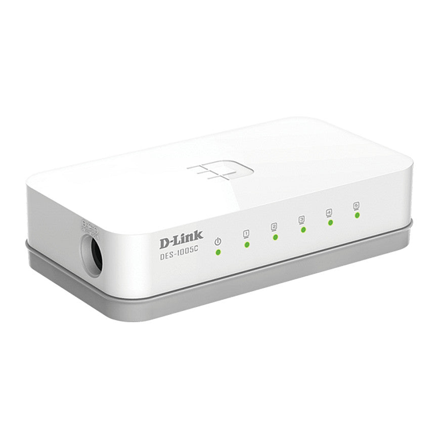 D-Link DES-1005C/E 5-Port Fast Ethernet Unmanaged Desktop Swit