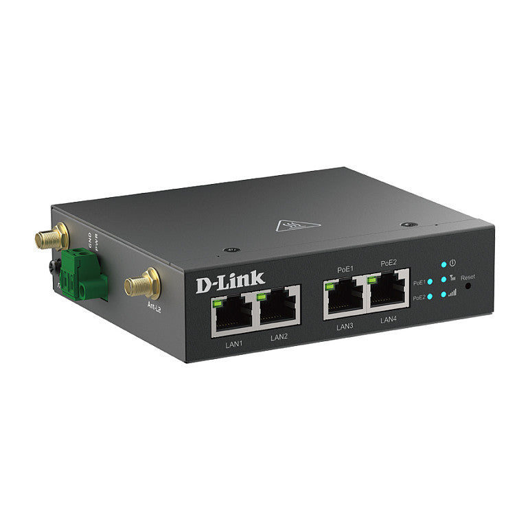 D-Link DWM-314-TP/E 4G LTE M2M VPN PoE+ Router