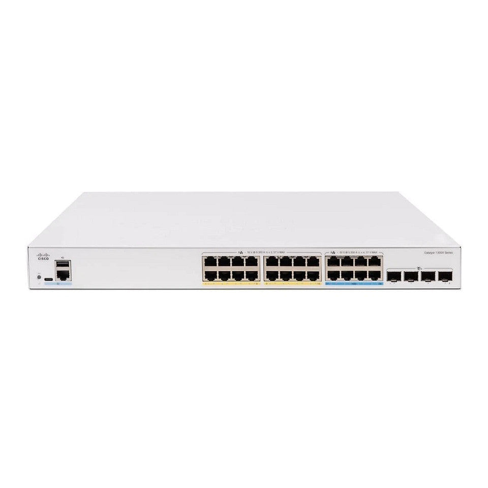 Cisco Catalyst 1300X-24T-4X - Switch - L3 - managed - 4 x 10 Gigabit SFP28 + 24 x 10/100/1000Base-T - an Rack montierbar