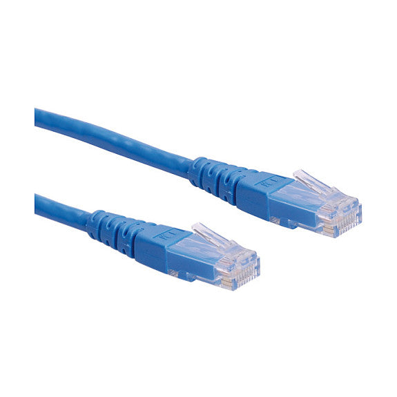 ROLINE Patchkabel Kat.6 Class E UTP blau 2m