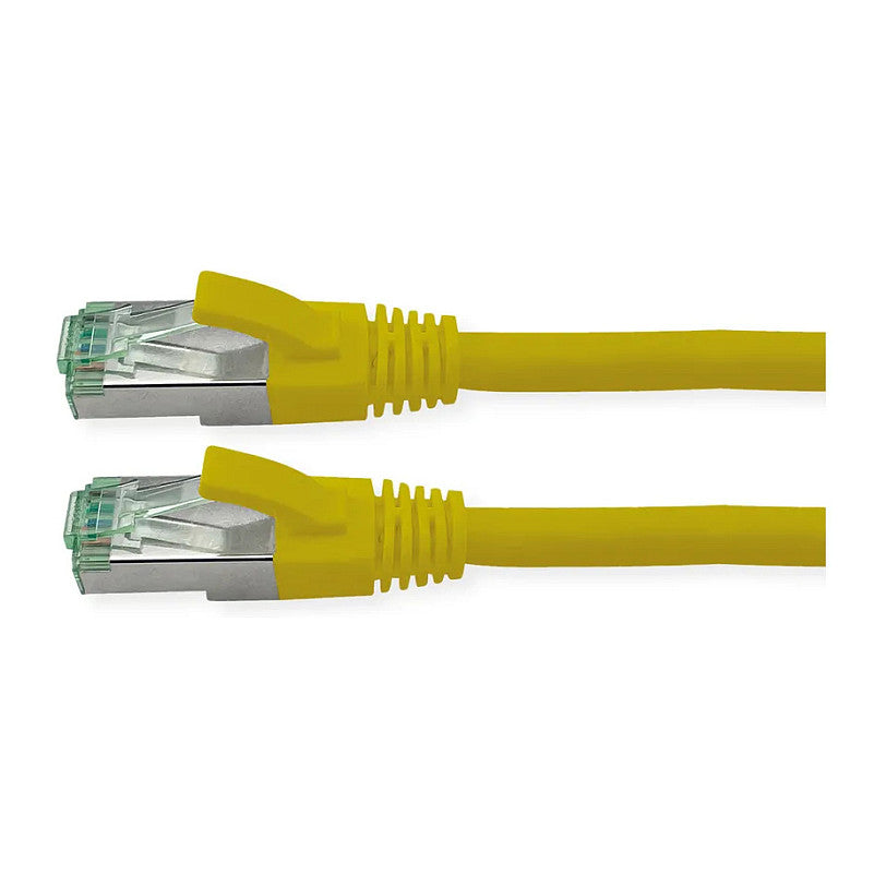 ROLINE RM Patchkabel Cat.6A S/FTP (PiMF), gelb, 1,5 m