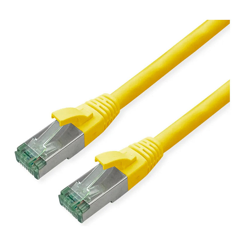 ROLINE RM Patchkabel Cat.6A S/FTP (PiMF), gelb, 1,5 m