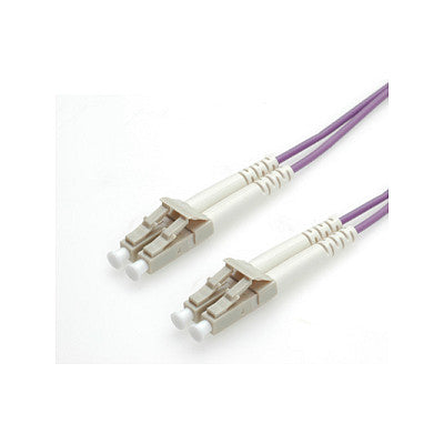 ROLINE LWL-Kabel 50/125um OM4 LC/LC violett 0,5m