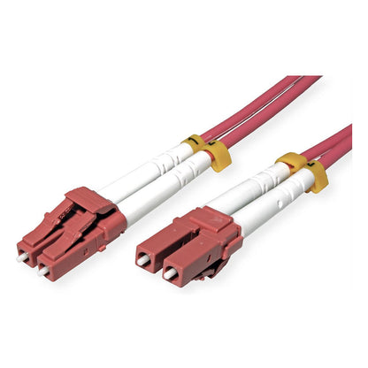ROLINE LWL-Kabel 50/125m OM4, LC/LC, stahlarmiert, LSOH, violett, 3 m