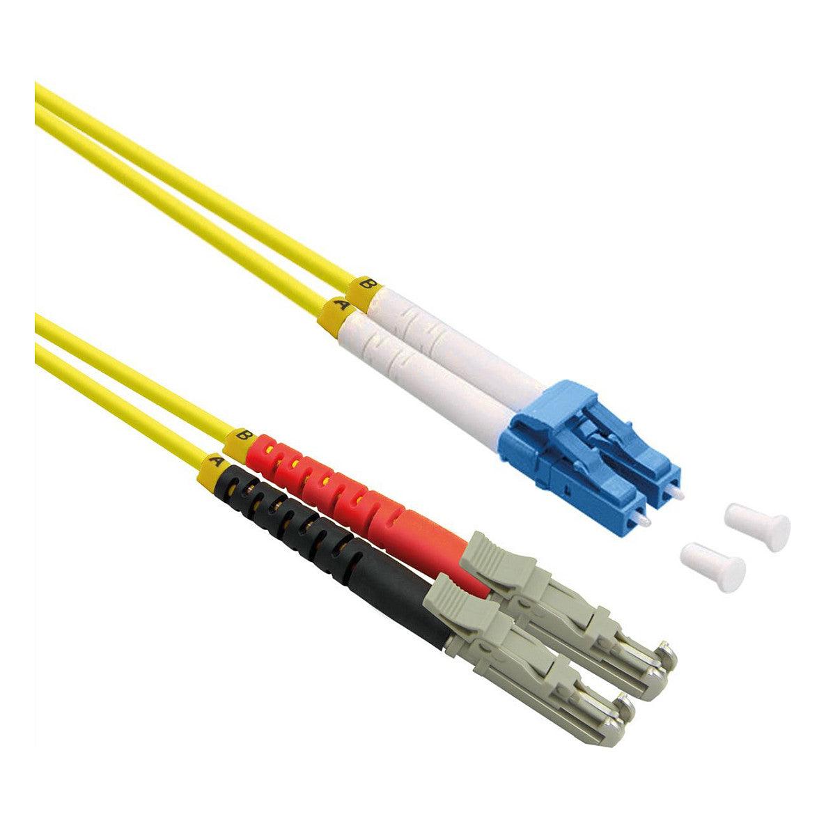 ROLINE LWL-Kabel duplex 9/125m OS2, LSH APC / LC UPC, LSOH, gelb, 5 m