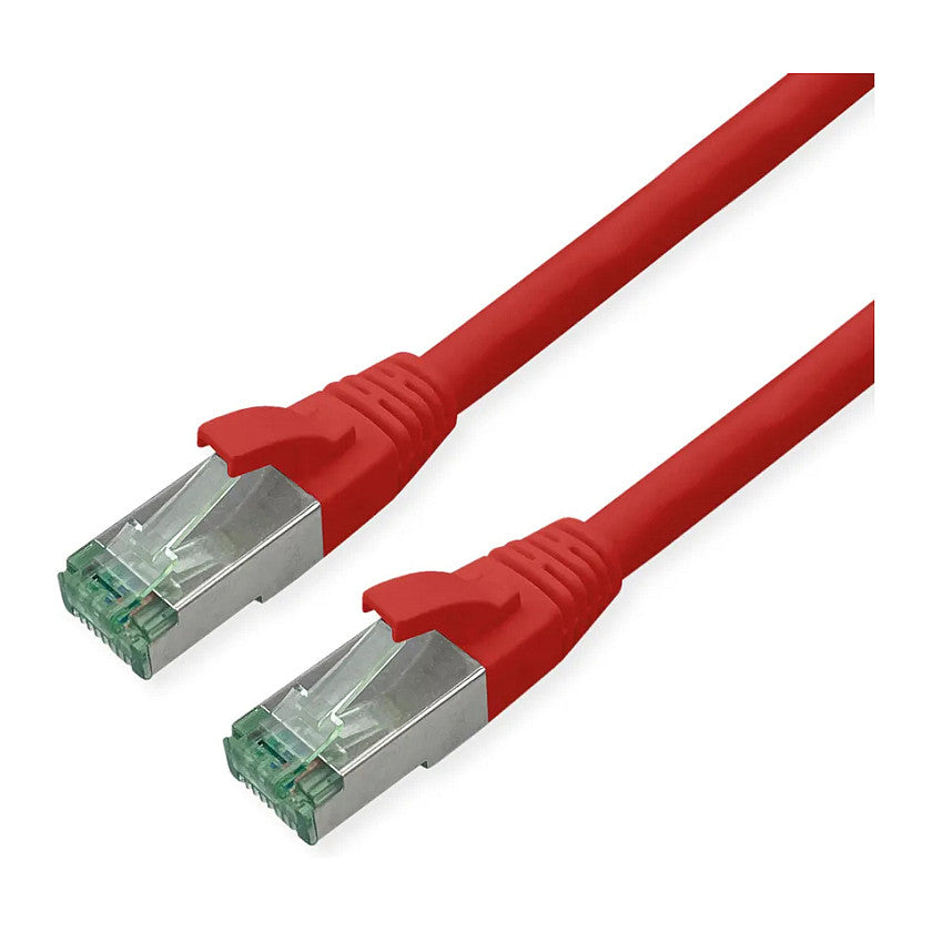 ROLINE RM Patchkabel Cat.6A S/FTP (PiMF), rot, 3 m