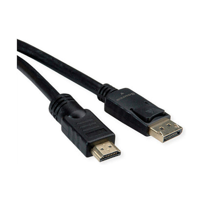 ROLINE DisplayPort Kabel DP - UHDTV, ST/ST, schwarz, 10 m