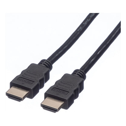ROLINE HDMI High Speed Kabel mit Ethernet, TPE, schwarz, 7,5 m
