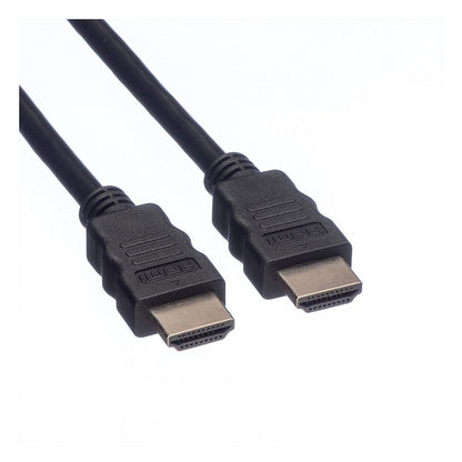 ROLINE HDMI High Speed Kabel mit Ethernet, TPE, schwarz, 7,5 m