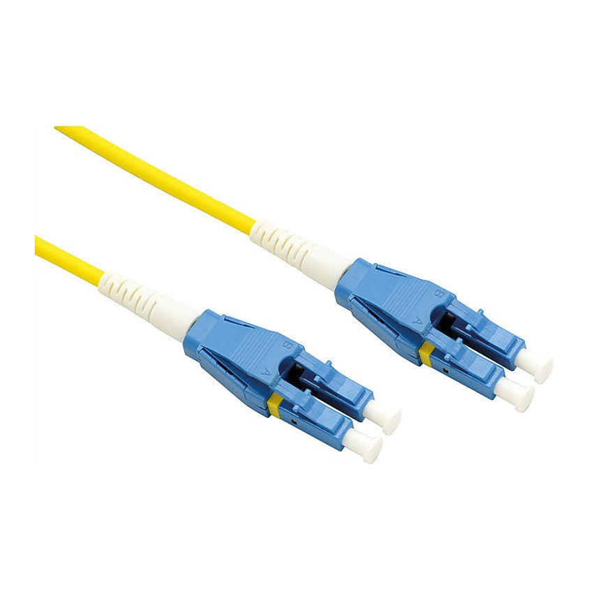 ROLINE LWL-Kabel Duplex, Single Mode 9/125m OS2, LC/LC, gelb, 10 m