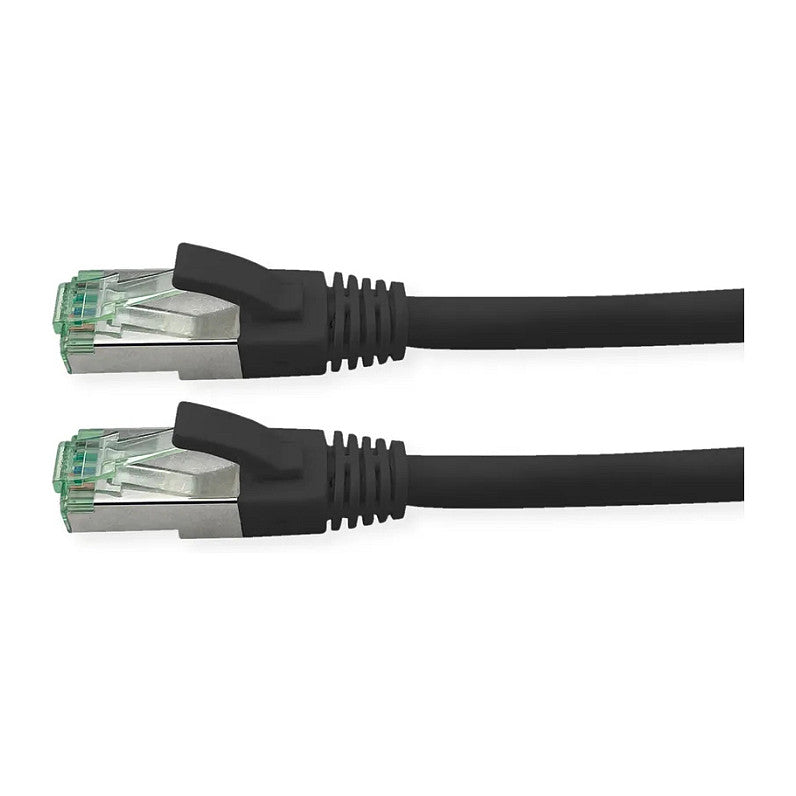 ROLINE RM Patchkabel Cat.6A S/FTP (PiMF), schwarz, 3 m
