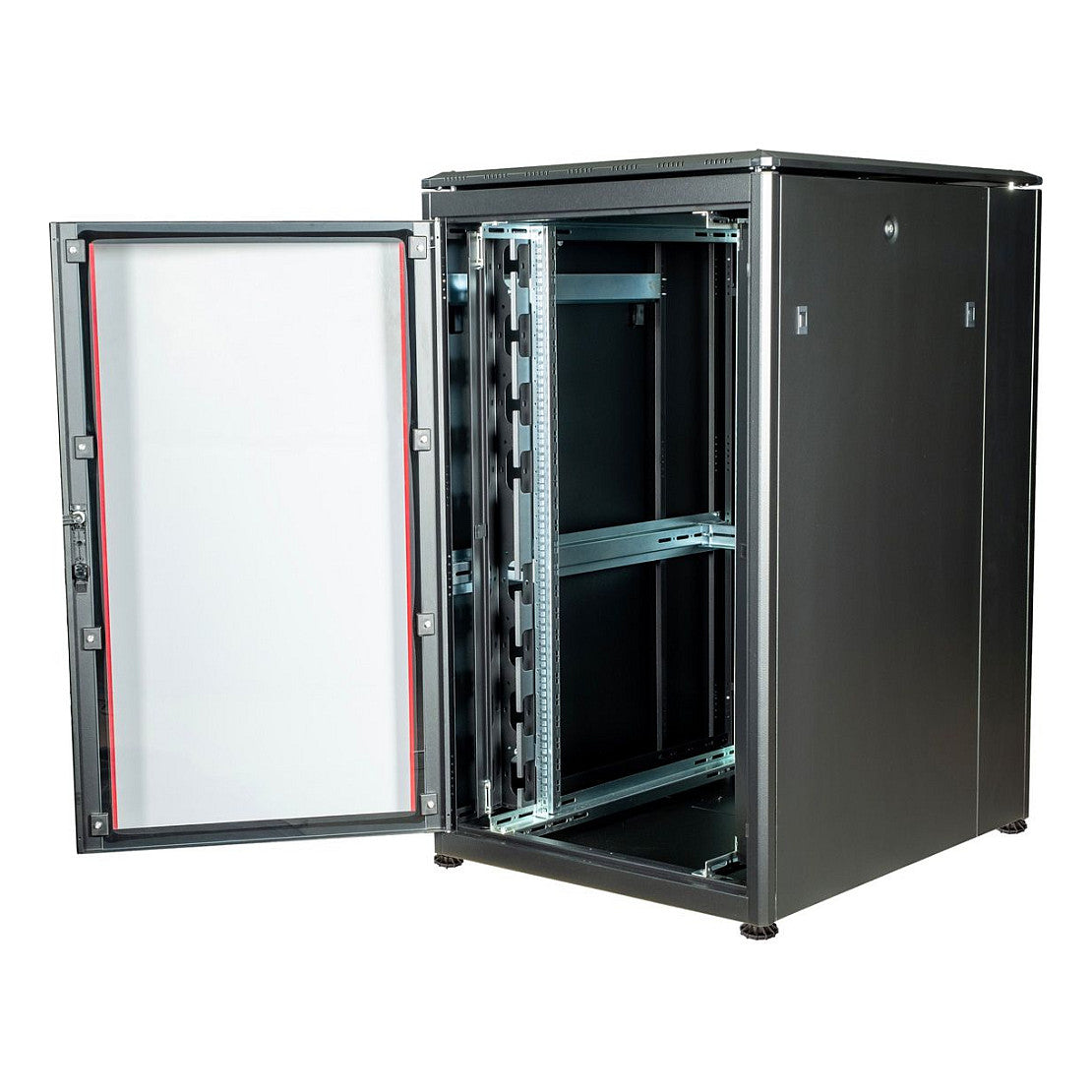 ROLINE 19-Zoll Netzwerkschrank Pro 26 HE, 800x1000 BxT Glastr schwarz