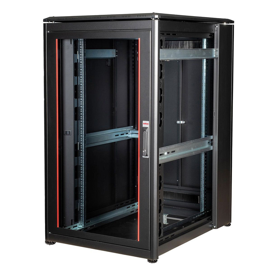 ROLINE 19-Zoll Netzwerkschrank Pro 26 HE, 800x1000 BxT Glastr schwarz
