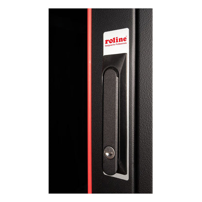 ROLINE 19-Zoll Netzwerkschrank Basic 42HE, 800x800 BxT Glastr schwarz