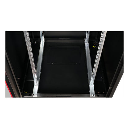 ROLINE 19-Zoll Netzwerkschrank Basic 42HE, 800x800 BxT Glastr schwarz