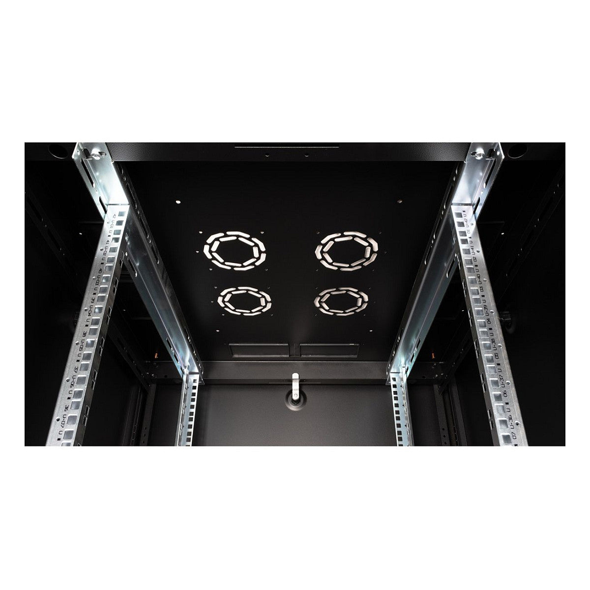 ROLINE 19-Zoll Netzwerkschrank Basic 42HE, 800x800 BxT Glastr schwarz