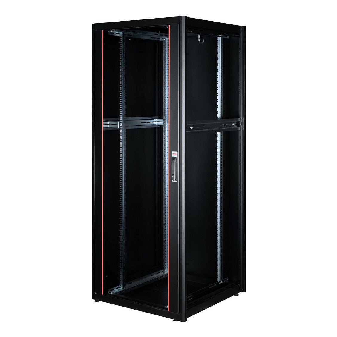 ROLINE 19-Zoll Netzwerkschrank Basic 42HE, 800x800 BxT Glastr schwarz