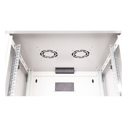 ROLINE 19-Zoll Wandgehuse Pro 9 HE, 600x600 BxT grau