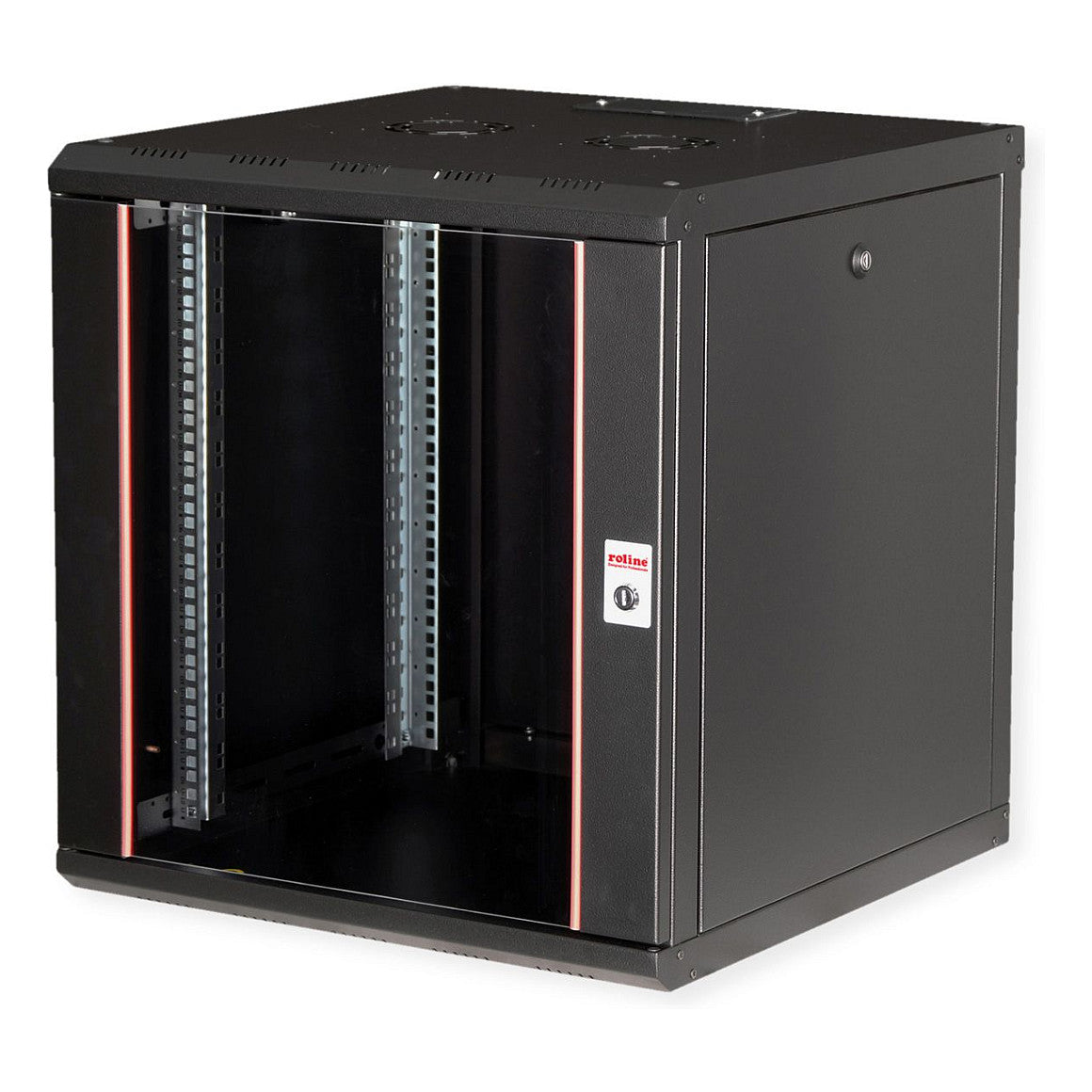 ROLINE 19-Zoll Wandgehuse Pro 12 HE, 600x600 BxT schwarz