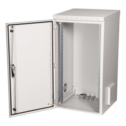 ROLINE 19-Zoll Wandgehuse Pro 22 HE, 600x600 BxT IP55 outdoor grau