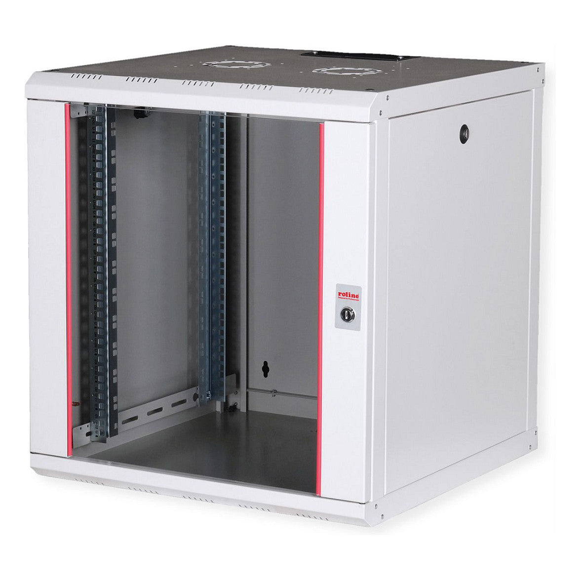 ROLINE 19-Zoll Wandgehuse Pro 12 HE, 600x600 BxT grau