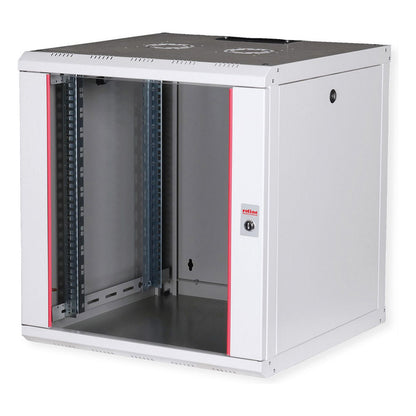 ROLINE 19-Zoll Wandgehuse Pro 12 HE, 600x600 BxT grau