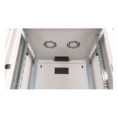 ROLINE 19-Zoll Wandgehuse Pro 12 HE, 600x600 BxT grau