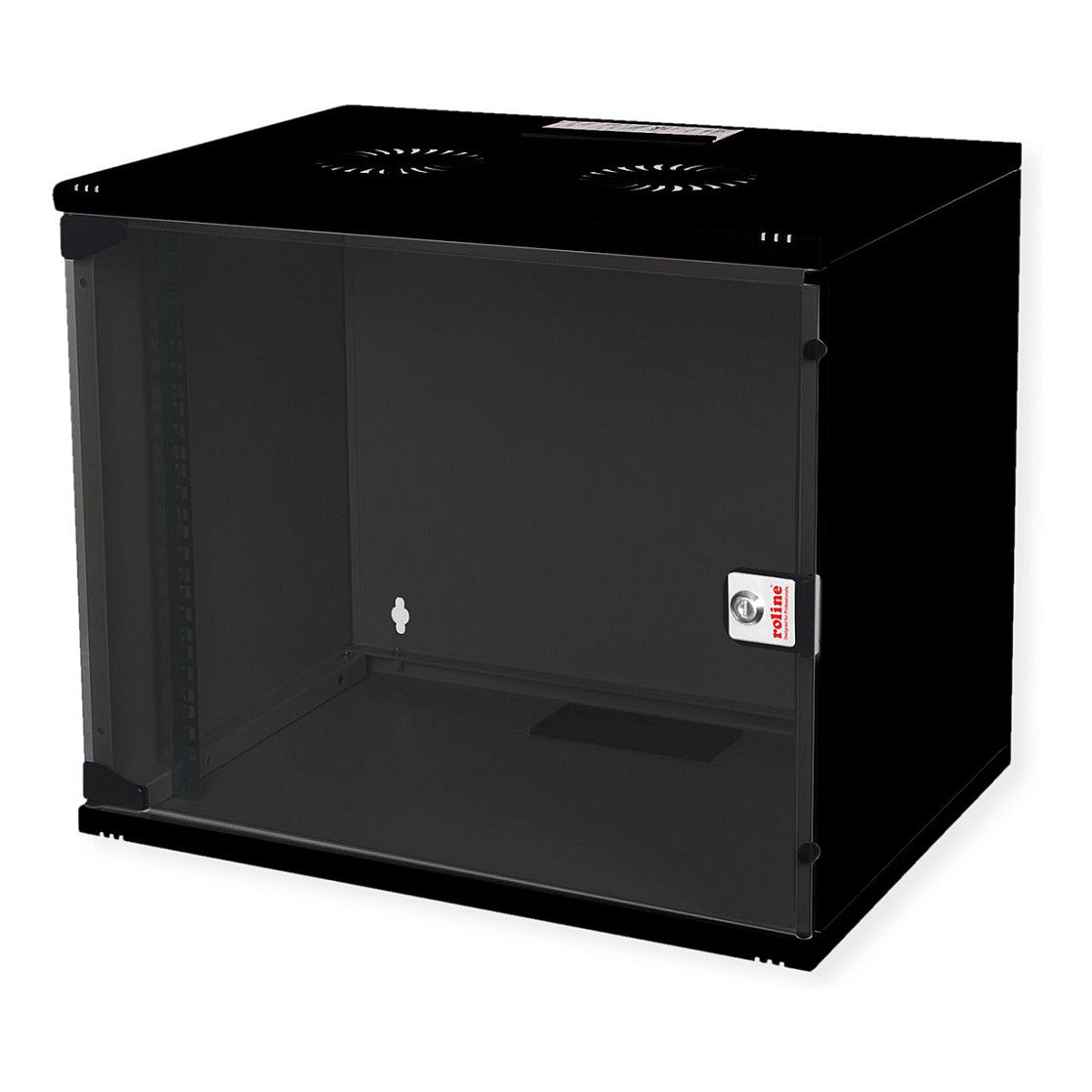 ROLINE 19-Zoll Wandgehuse Basic 7 HE, 540x400 BxT Bausatz schwarz