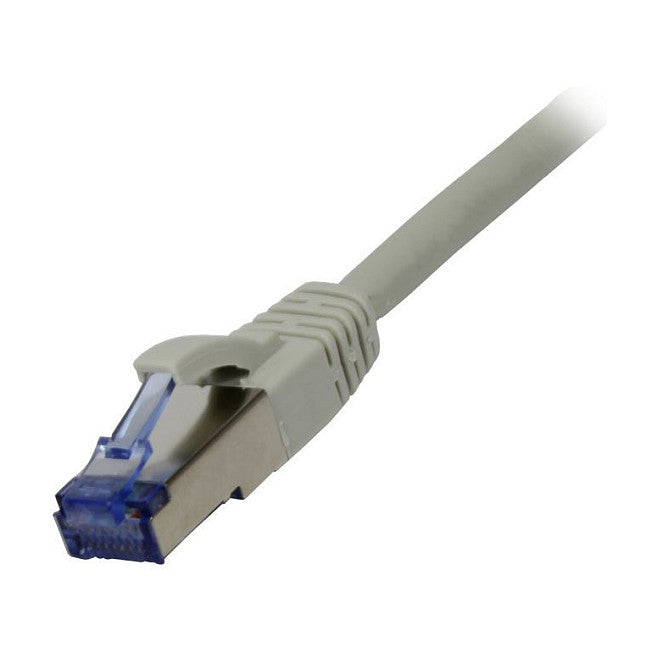 Synergy21 Patchkabel RJ45, CAT6A 500Mhz, 15m, grau, S-STP(S/FTP), AWG26, LSZH,
