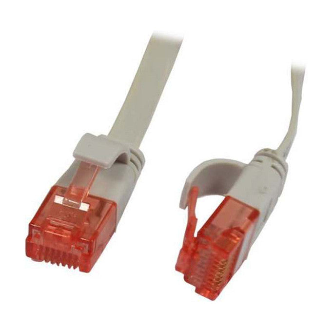 Synergy21 Patchkabel RJ45, CAT6 250Mhz, 5m grau, UTP(U/UTP), PVC, Flach