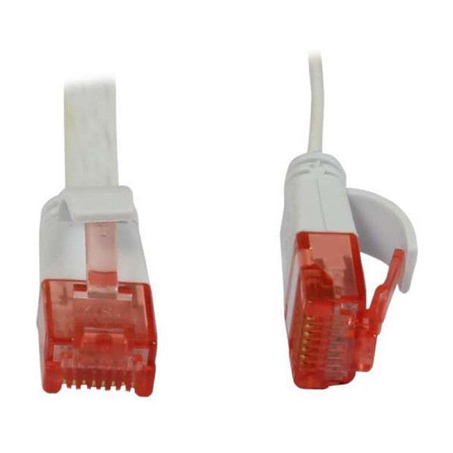 Synergy21 Patchkabel RJ45, CAT6 250Mhz, 0,25m weiss, UTP(U/UTP), PVC, Flach