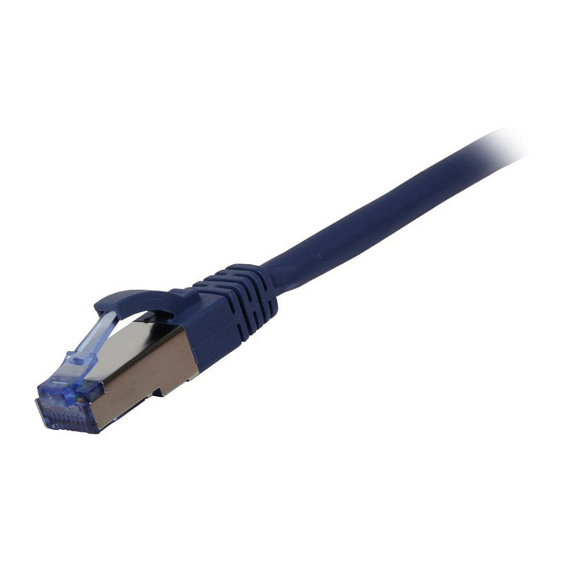 Synergy21 Patchkabel RJ45, CAT6A 500Mhz, 7,5m, blau, S-STP(S/FTP), AWG27, LSZH,