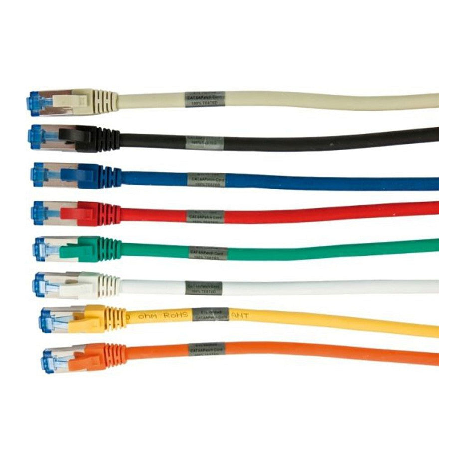 Synergy21 Patchkabel RJ45, CAT6A 500Mhz, 10m, orange, S-STP(S/FTP), AWG26, LSZH,