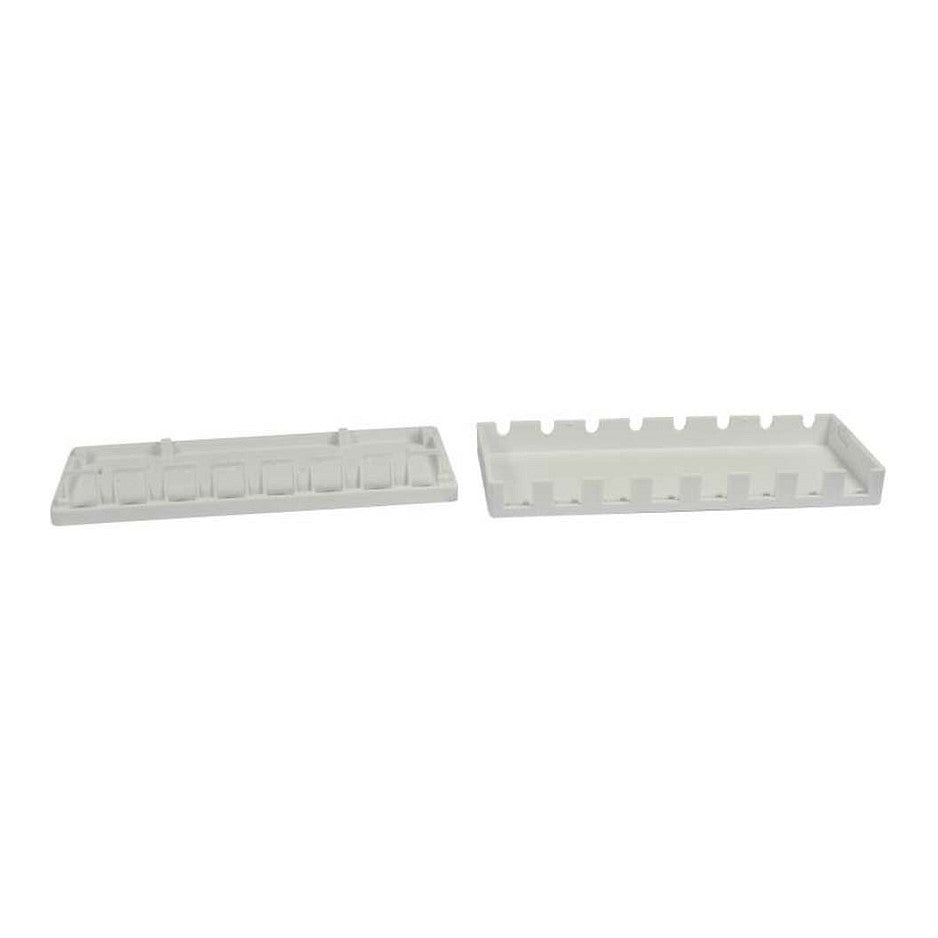Synergy21 Keystone, Modulträger, Patchpanel für 8x TP-Modul, Aufputz, weiss(ABS)