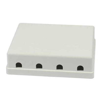 Synergy21 Keystone, Modulträger, Patchpanel für 4x TP-Modul, Aufputz, weiss(ABS)