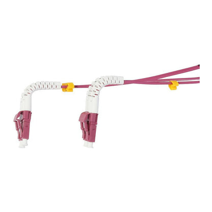 Synergy21 LWL-2-Faser-Patchk. 5mtr.LC-LC, 50/125um,OM4, AD=2mm, flexible Knickschutztülle,