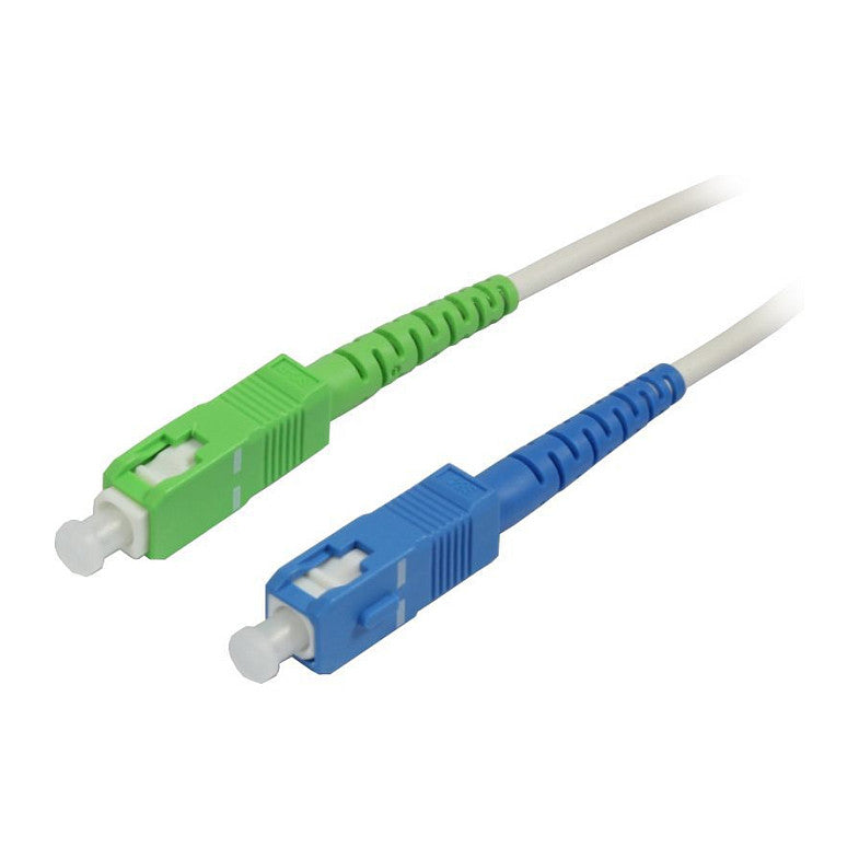 Synergy21 LWL-1-Faser-Patchk. 5mtr.SC-SC(APC8Grad), 9/125u, Schrägschliff