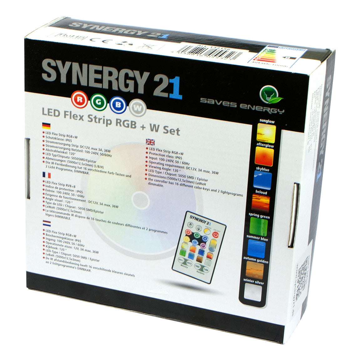 Synergy 21 LED Flex Strip 5050 - 30 RGB-W DC12V KOMPLETT Set V2