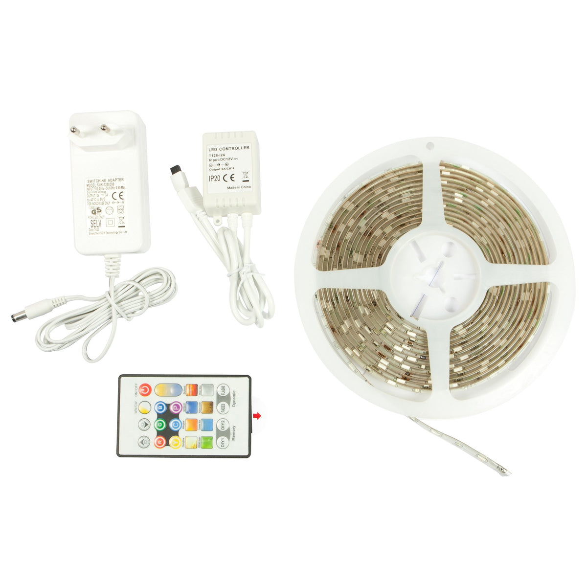 Synergy 21 LED Flex Strip 5050 - 30 RGB-W DC12V KOMPLETT Set V2