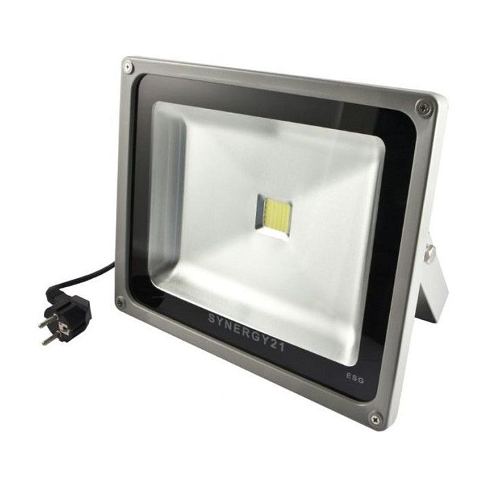 Synergy 21 LED Spot Outdoor Baustrahler 30W schwarzes Gehäuse - kaltweiß V2
