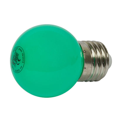 Synergy 21 LED Retrofit E27 Tropfenlampe G45 grün 1 Watt für Lichterkette