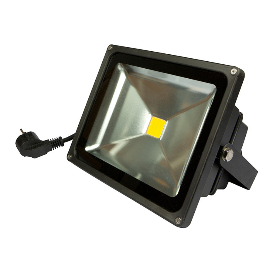 Synergy 21 LED Spot Outdoor Baustrahler 30W schwarzes Gehäuse - warmweiß V2