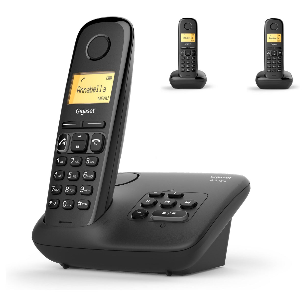 Gigaset A270 A Trio schwarz