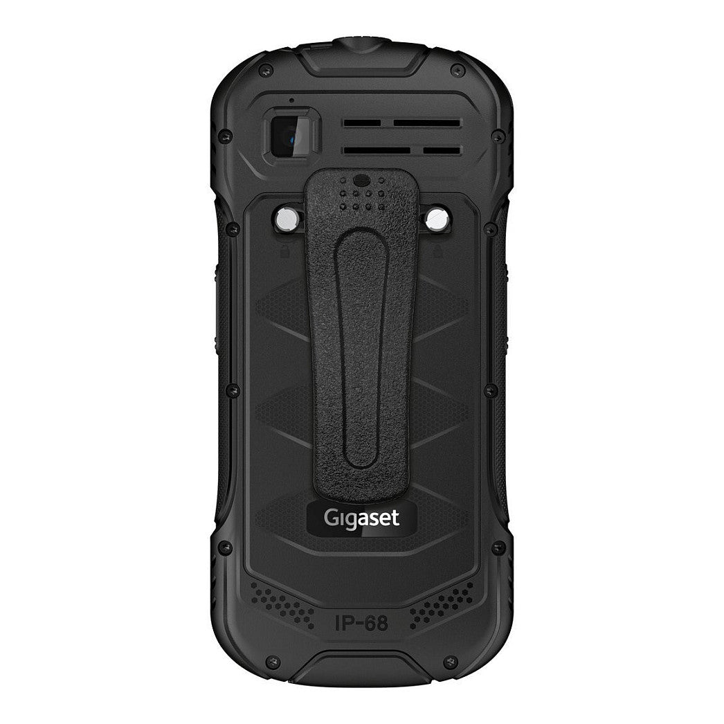 GIGASET GLX 8 ACTIVE schwarz 6,1 cm 2,4 Zoll Display Push-to-talk Funktion 2500 mAh Akku IP68 2 MP Kamera Dual-SIM Bluetooth
