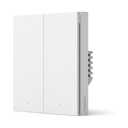 Aqara Smart Wall Switch H1 (No Neutral, Double Rocker) weiß (HomeKit)