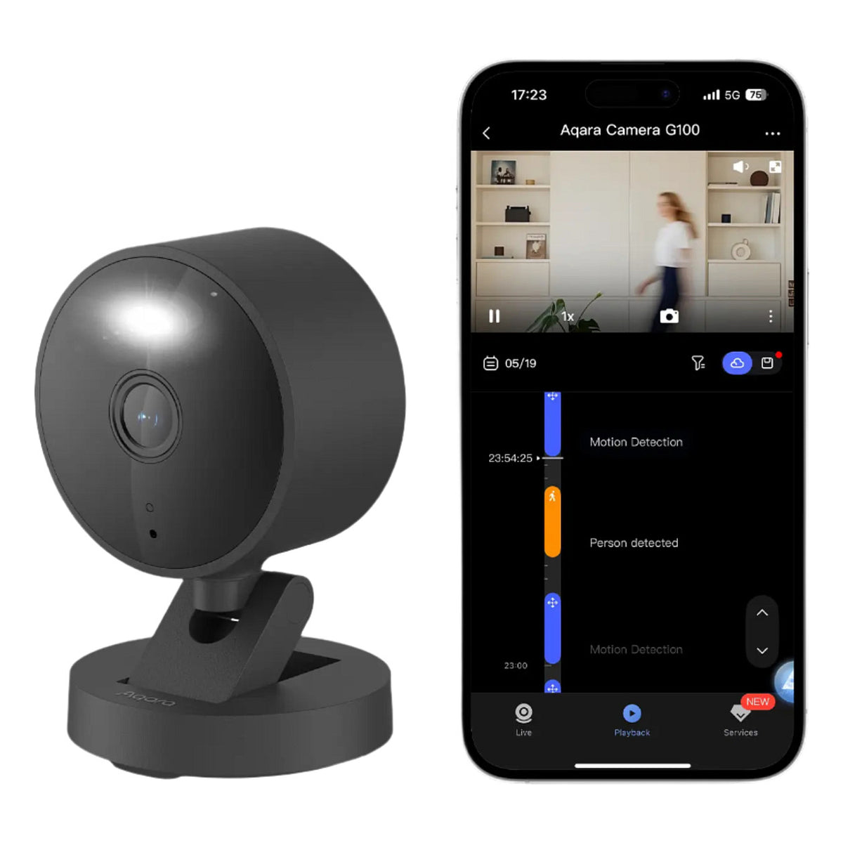 Aqara Camera G100 Select Überwachungskamera schwarz